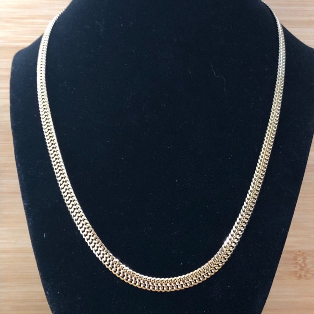 $132  Italian Gold On Silver 24" Estate Chain  Marked *925 ITALY